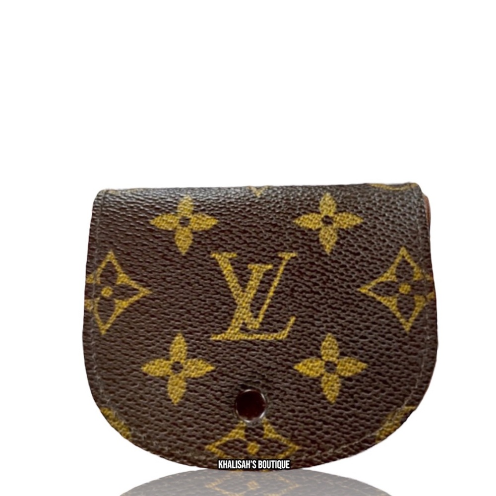 Very Rare! LOUIS VUITTON Collectible Wallet Coin Case LV Monogram Compact Holder - Picture 1 of 11